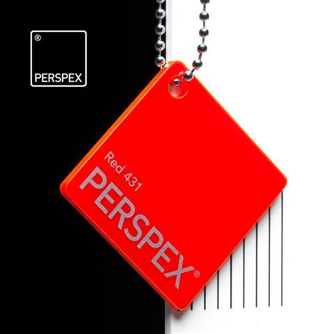 PERSPEX® Red 431 5mm