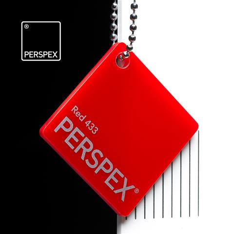 PERSPEX® Red 433 5mm
